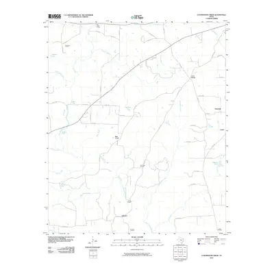 2010 Map of Cunningham Creek, 2010 Print