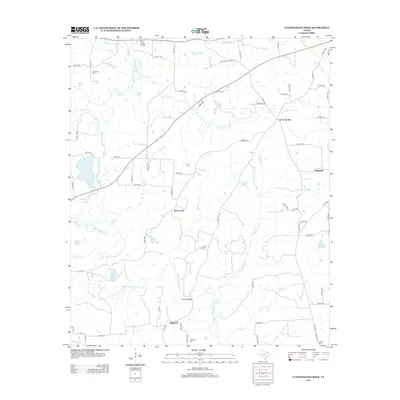 2013 Map of Cunningham Creek, 2013 Print