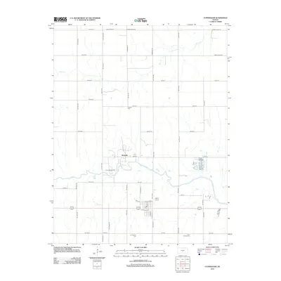 2012 Map of Cunningham, 2012 Print