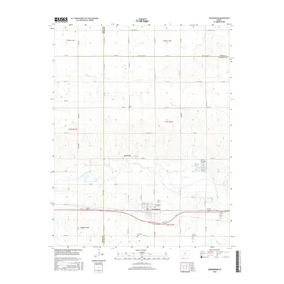 2015 Map of Cunningham, 2015 Print