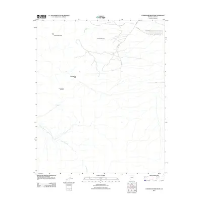 2011 Map of Cunningham Mountain, 2011 Print