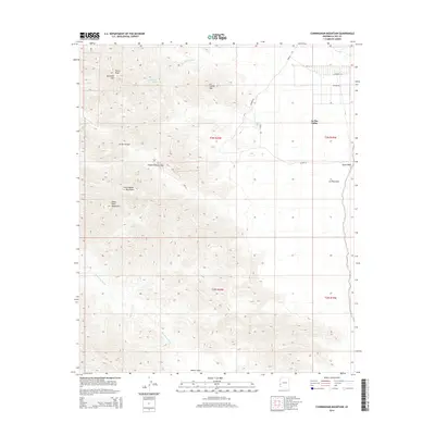 2014 Map of Cunningham Mountain, 2014 Print