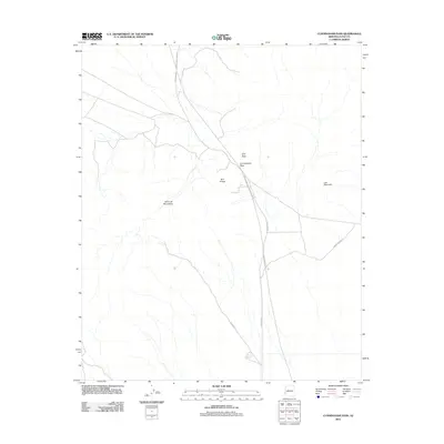 2011 Map of Cunningham Pass, 2011 Print