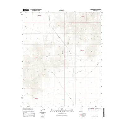 2014 Map of Cunningham Pass, 2014 Print