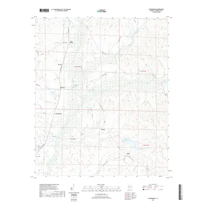 2018 Map of Cunningham, 2018 Print
