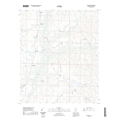 2020 Map of Cunningham, 2020 Print
