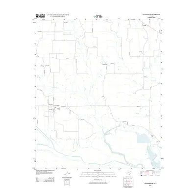 2013 Map of Cunningham, 2013 Print