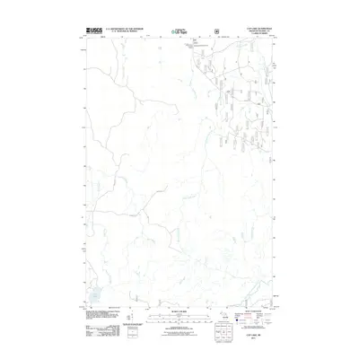 2011 Map of Cup Lake, 2011 Print