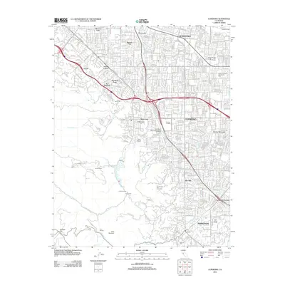 2012 Map of Cupertino, 2012 Print