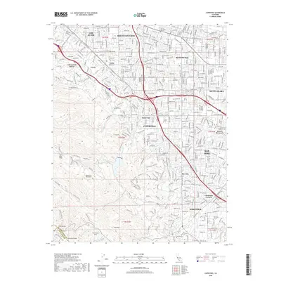 2018 Map of Cupertino, 2018 Print