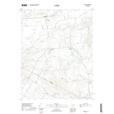 2019 Map of Curdsville, 2019 Print