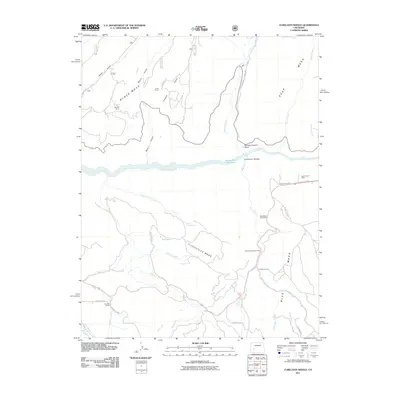 2011 Map of Curecanti Needle, 2011 Print