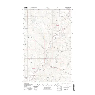 2014 Map of Curlew, 2014 Print