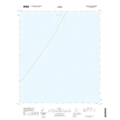 2020 Map of Curlew Islands OE E, 2020 Print