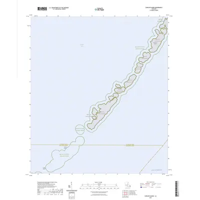 2024 Map of Curlew Islands, 2024 Print