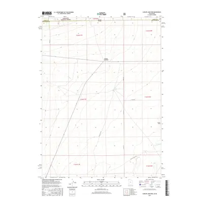 2017 Map of Curlew Junction, 2017 Print