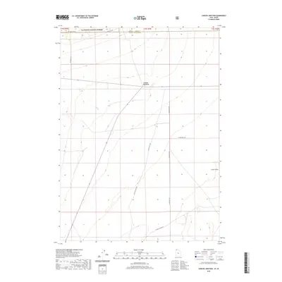 2020 Map of Curlew Junction, 2020 Print