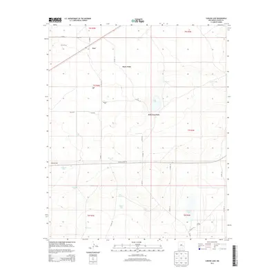2013 Map of Curlew Lake, 2013 Print
