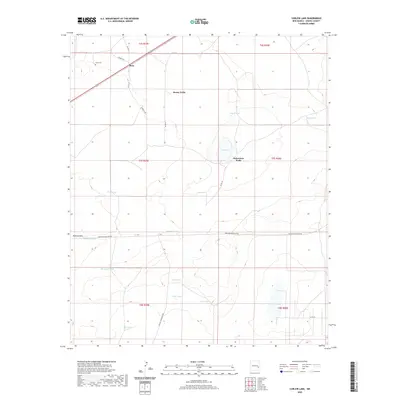 2020 Map of Curlew Lake, 2020 Print