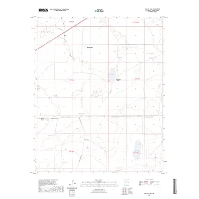 2023 Map of Curlew Lake, 2023 Print