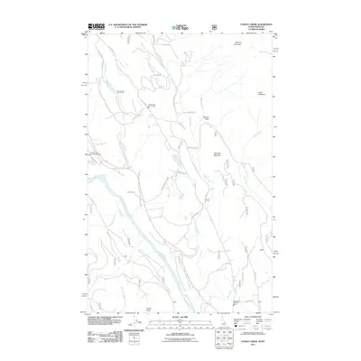 2011 Map of Curley Creek, 2011 Print