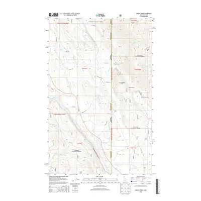 2013 Map of Curley Creek, 2013 Print