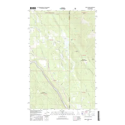 2017 Map of Curley Creek, 2017 Print