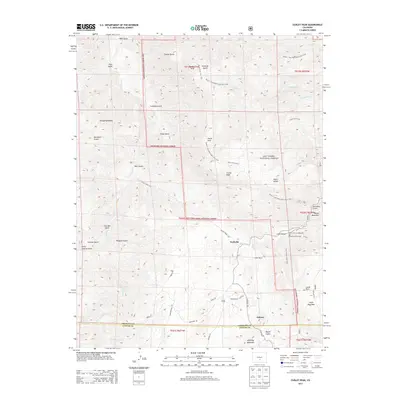 2013 Map of Curley Peak, 2013 Print