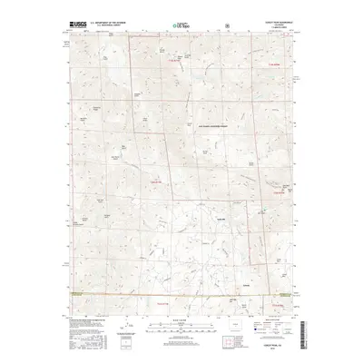 2016 Map of Curley Peak, 2016 Print