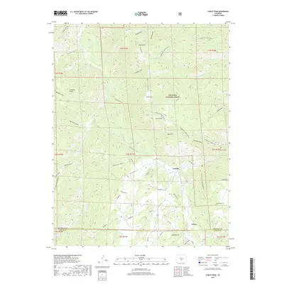 2019 Map of Curley Peak, 2019 Print