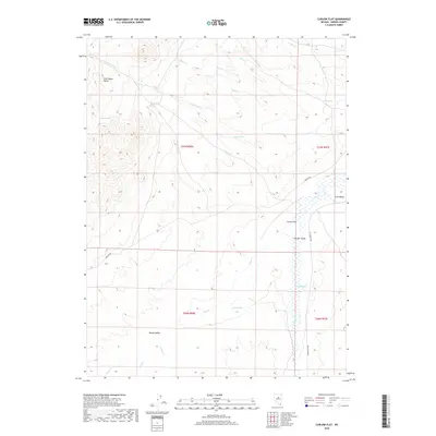 2018 Map of Curlow Flat, 2018 Print