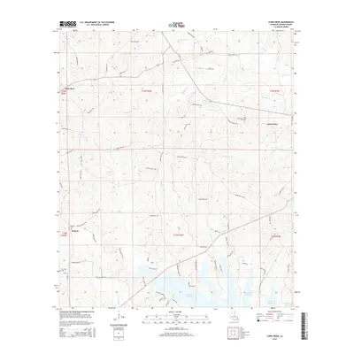 2015 Map of Curr Creek, 2015 Print