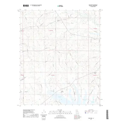 2018 Map of Curr Creek, 2018 Print