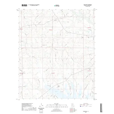 2020 Map of Curr Creek, 2020 Print