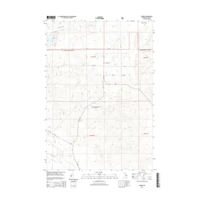 2014 Map of Curran, 2014 Print