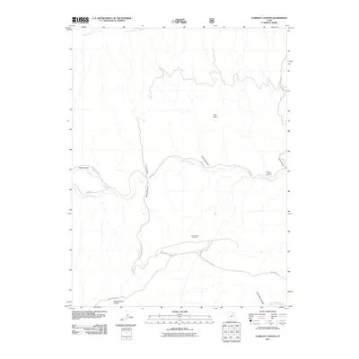 2011 Map of Currant Canyon, 2011 Print