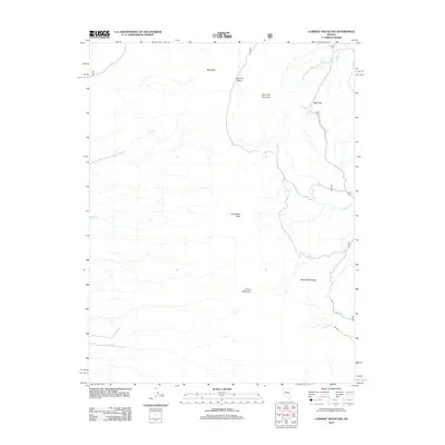 2012 Map of Currant Mountain, 2012 Print
