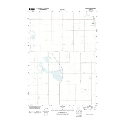 2010 Map of Current Lake, 2010 Print