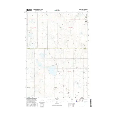 2016 Map of Current Lake, 2016 Print