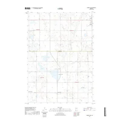 2019 Map of Current Lake, 2019 Print
