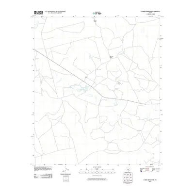 2010 Map of Currie Reservoir, 2010 Print