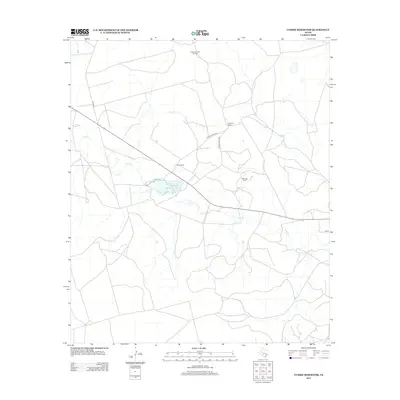 2013 Map of Currie Reservoir, 2013 Print