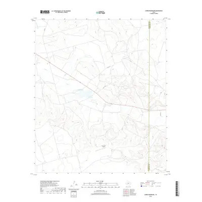 2019 Map of Currie Reservoir, 2019 Print
