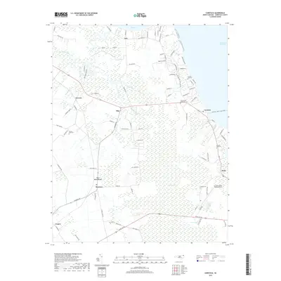 2019 Map of Currituck, 2019 Print