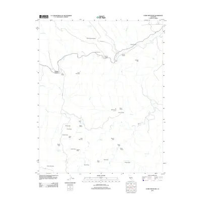 2012 Map of Curry Mountain, 2012 Print