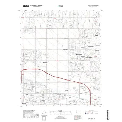 2018 Map of Currys Corner, 2018 Print