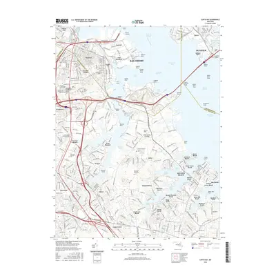 2016 Map of Curtis Bay, 2016 Print