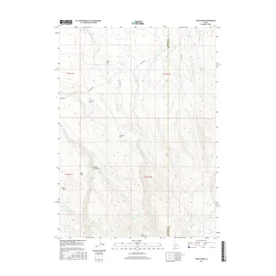 2017 Map of Curtis Draw, 2017 Print