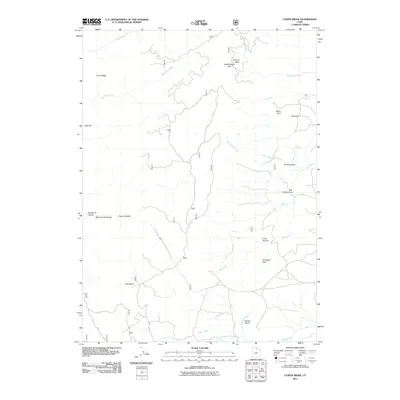2011 Map of Curtis Ridge, 2011 Print