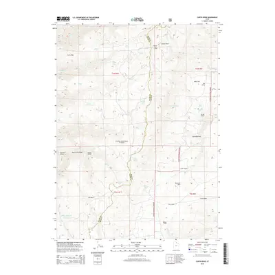 2014 Map of Curtis Ridge, 2014 Print